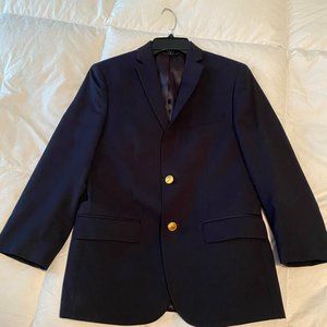 Boy' Navy Dress Jacket/Blazer